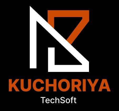 kuchoriya softtech logo in dark background fireworks communications